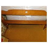 TWIN SIZE BED MAPLE WOOD