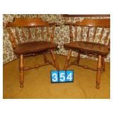 2 WOODEN CHAIRS