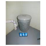 GALVANIZED GARBAGE CAN