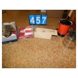 WEST BEND COFFEE MAKER, FLAG DECORATIONS,