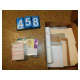 FILE FOLDERS, ADDRESS LABELS