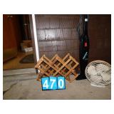 GE FAN, ORECK VACUUM, WINE RACK