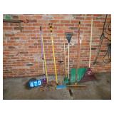 BROOM, SHOVE, DUSTER, RAKE, ETC