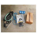 WATER HOSE,  PLASTIC DROP CLOTH, ETHERNET CABLES