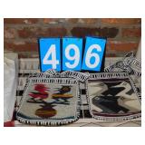 2 SOUTH WESTERN PURSES, UNMARKED