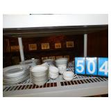 PSAS GERMANY DINNER WARE, PLATES, COMPLETE FOR 8