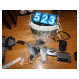 SONY WALKMAN, REALISTIC WEATHER RADIO, BASKET,