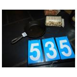 CAST IRON PAN #3, ETC