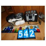 4 PIECE TOASTER, ROASTER, GRINDER, ETC