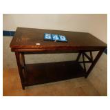 2 TIERED TABLE, 30" H X 48" W X 20" D