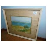 WATER COLOR OF LAKE 16 X 19 BY RANDALL