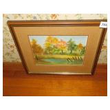 FALL FOILAGE WATER COLOR, 15 X 17.25"