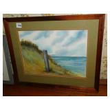 OCEAN VIEW WATER COLOR, 17.25" X 21.5"