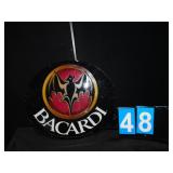 BACARDI LIGHT UP SIGN, 17.5" H X 20" W