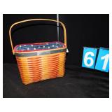 LONGABERGER COLLECTOR CLUB BASKET "WHISTLE STOP