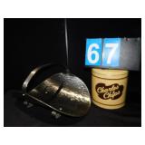 CHARLIE CHIP CAN AND LOG HOLDER