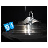 EXPANDABLE STAINLESS TWO TIERED STANDS AND ALUM.