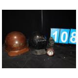 MINERS HELMETS AND LIGHTS