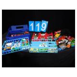 MATCH BOX, TOMICA, AND OTHER CARS AND CARRIER