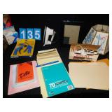 NEW TIP SET, IRON, GLASS SHADE