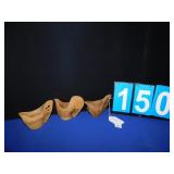 YUGOSLAVIAN FOLK ART SHEPARD/WEDDING CUPS(3)