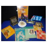 AMERICAN GRAFFITI FRAMED PRINT, VINTAGE TOASTER,