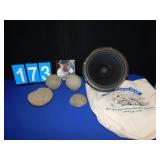 TED WILLIAMS AUDIO BOOK, SPEAKER, ROUND STONE