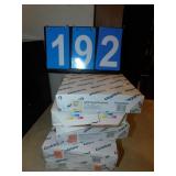 FIVE REAMS OF SALMON COLOR COPY PAPER