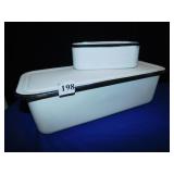 PORCELAIN STORAGE CONTAINERS TWO TO GO