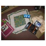 TWO FULL SIZE BEDSPREAD, HAND MADE AFGHAN,