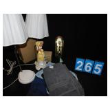 POLISH BRASS BY KISHLER WALL SCONCE WITH GLOBE,