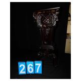 REPRODUCTION FERN STAND CARVED BASE 28"H X 13"W