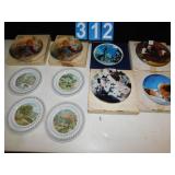 TEN COLLECTOR PLATES ASSORTED SUBJECTS