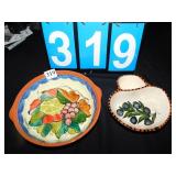 PORTUGAL POTTERY BOWLS SIGNED OLARIA CRISTE