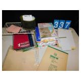 BINDERS, TABLETS, PAPER