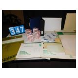 BINDERS, ANALYST TABLETS, 8-1/2 X 11 PAPER, AND