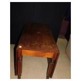 ANTIQUE DROPSIED TABLE 24"W 29"H 4 FT DEEP WITH