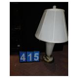 LENOX LAMP INSIDE SHADE DAMAGED