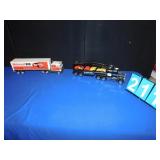 BUDDY L ELECTRONIC CAR HAULER AND MOTORCRAFT SEMI