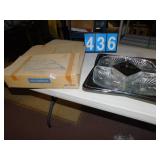 HELLERWARE #2250 LAZY SUSAN CHROME/GLASS IN OB