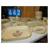 PFALSTCRAFT SERVING PIECES, PLATES, ETC.