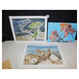 WATER COLORS BY HARDY, 9.5" X 13; 12" X 16"