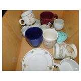 ARABIA BOWLS, SAUCERS MUGS