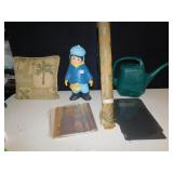 PILLOW, CERAMIC FIGURE, ETC.