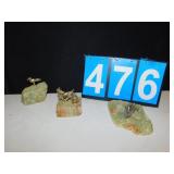 JESS NELSON SCULPTOR, BIRD, SURFER, DOG WITH FIRE