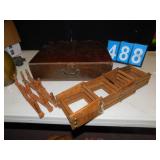 ZENITH TUBES BOX CASE, 18.5" X 15", WINE RACK,