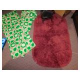 RETRO POLYESTER GREEN APPLE CURTAINS, APRON,