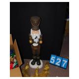 DECORATIVE DRUMMER SANTA, APPROX. 24" TALL, HAS