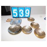 ARTHUR ARMOUR SMALL BOWLS & SQUARE PLATE