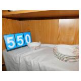 NORITAKE 6 DINNER PLATES, 6 SALAD BOWLS, 6 VEG.